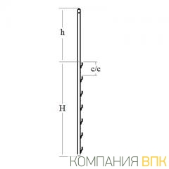 Вертикальные подвесы для перекладин